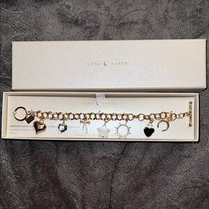 Brand New Luna Norte Brass Charm Bracelet